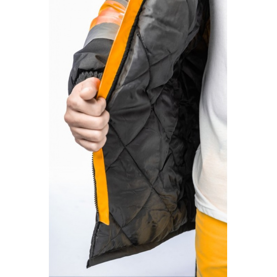 HOGERT TECHNIK LEDA Куртка-парка сигнальная утепленная оранжевая 3XL (58) HT5K346-3XL - 1