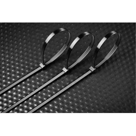 HOGERT TECHNIK Нейлоновые стяжки 4,8 x 200 мм, 100 шт., черные HT2C710 - 1