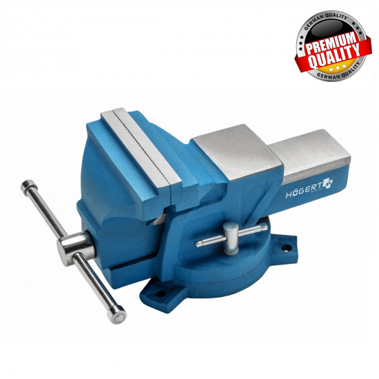 HOGERT TECHNIK Тиски слесарные поворотные 200 мм NEW HT3B613 - 1