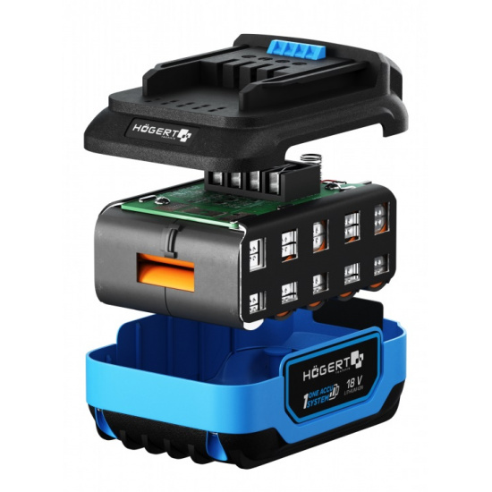 HOGERT TECHNIK Аккумулятор 4.0Ач 18 В HT2E240-A40 - 1