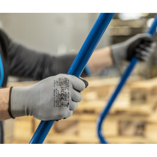 HOGERT TECHNIK HUNTE  Перчатки рабочие с полиуретановым покрытием размер 8 (12 пар) HT5K759-8 - 1