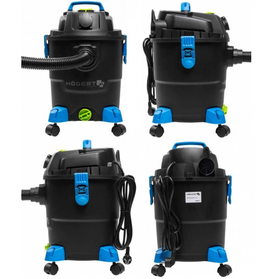 HOGERT TECHNIK Строительный пылесос 20 л. HT2E411 - 1