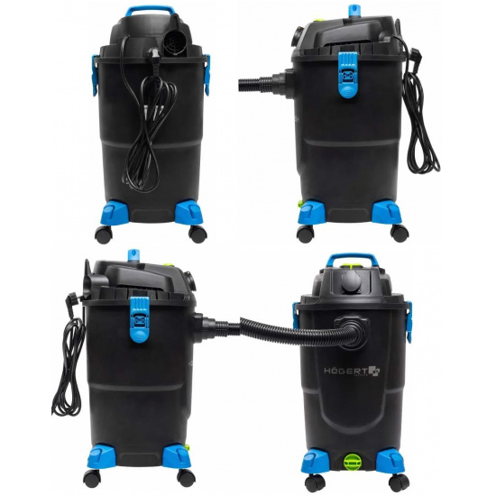 HOGERT TECHNIK Строительный пылесос 30 л. HT2E412 - 1