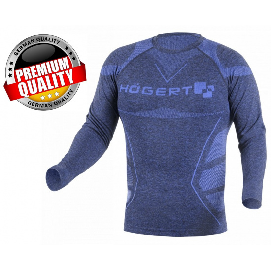 HOGERT TECHNIK OSTE Термобелье бесшовное - футболка синее M-L  HT5K390-M-L - 1