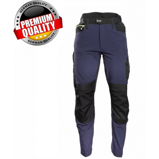 HOGERT TECHNIK PLUM Брюки рабочие 4-way stretch темно-синие 2XL (56) HT5K813-2XL - 1