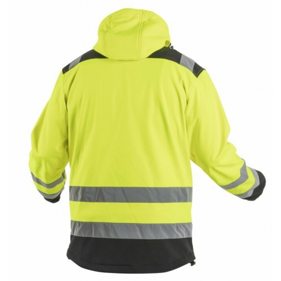 HOGERT TECHNIK ARGEN Куртка сигнальная SOFTSHELL с капюшоном желтая M (50) HT5K257-M - 1