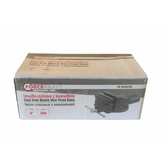 FORCEKRAFT Тиски стальные с наковальней  8"-200мм FK-6540208 - 1
