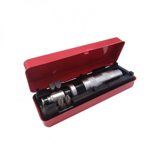 FORCEKRAFT Отвертка ударная с набором бит и адаптером, 6пр 1/2"(F)х5/16"(F) (PH2,3х36мм; SL9,11х36мм) в метал. кейсе FK-5064 - 1