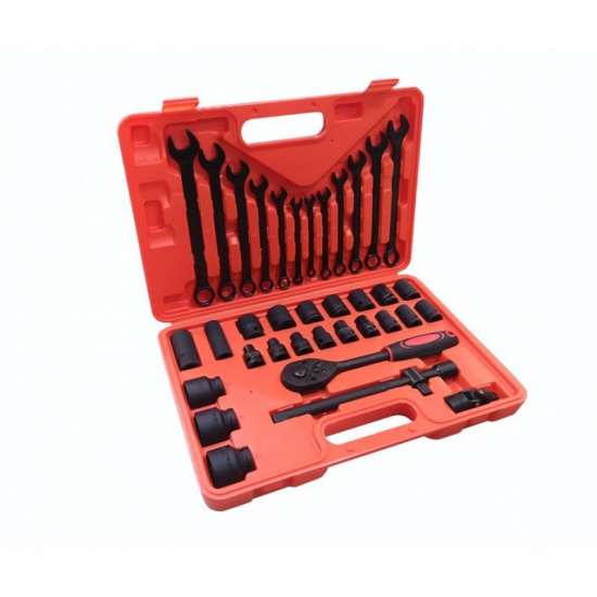 WMC TOOLS Набор инструментов ударных 37пр.1/2"(6гр.)(8-32мм) 4037 - 1