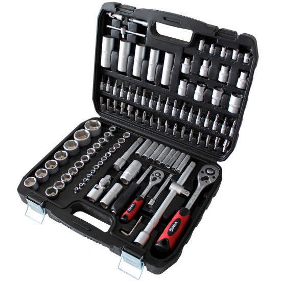 WMC TOOLS Набор инструментов 108пр. 1/2'', 1/4'' (6гр.)(4-32мм) 41082-5 - 1