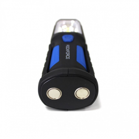 ROCK FORCE Лампа светодиодная (4W COB LED+1W,2 магнита,крючок,180гр.,250Lm,1.5V, 3хАА, ) RF-L01 - 1