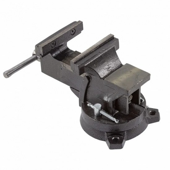 ROCK FORCE Тиски стальные поворотные с наковальней 4"-100мм RF-6540304 - 1
