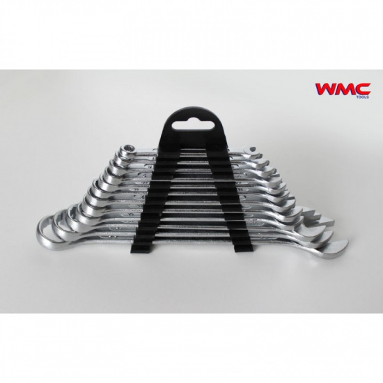 WMC TOOLS Набор ключей комбинированных 12пр. (6-14, 17, 19, 22мм) в пластиковом держателе WMC-5123 - 1