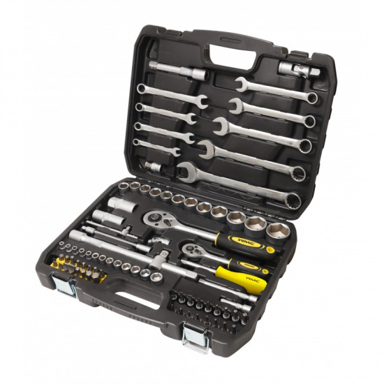 WMC TOOLS Набор инструментов 82пр. 1/4'', 1/2''(6гр)(4-32мм) 4821-5 - 1