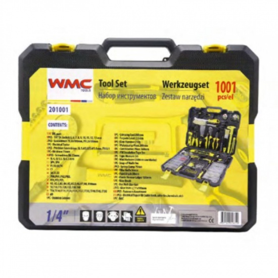 WMC TOOLS Набор инструментов 1001пр 201001 - 1