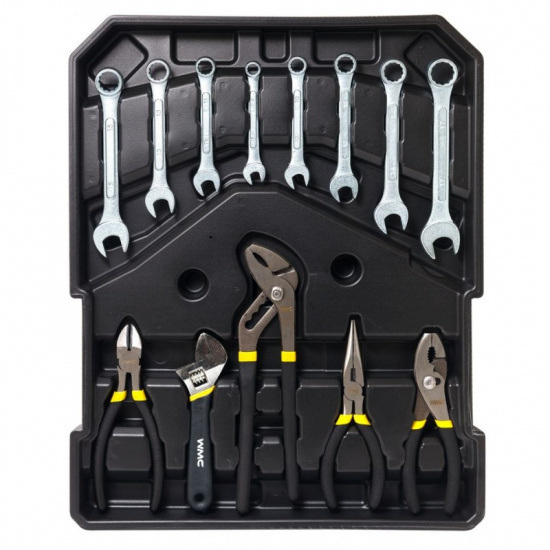 WMC TOOLS Набор инструментов 1050пр.1/4''1/2''(6-гр.) (4-22мм) ''Дорожный кейс'' 401050 - 1