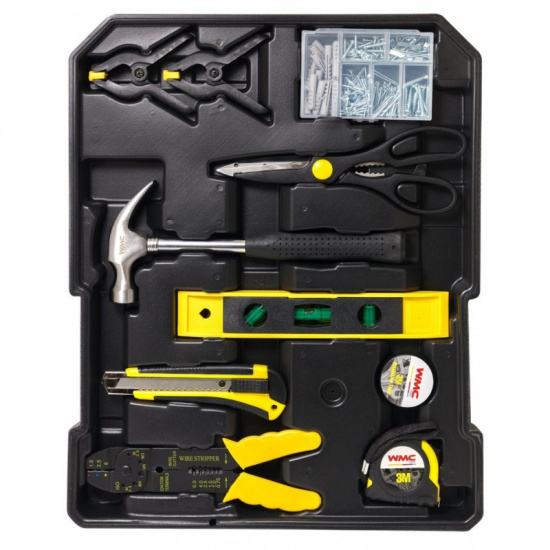 WMC TOOLS Набор инструментов 1050пр.1/4''1/2''(6-гр.) (4-22мм) ''Дорожный кейс'' 401050 - 1