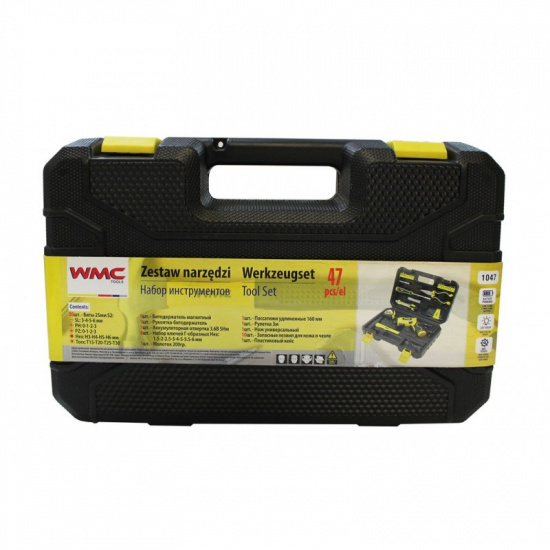 WMC TOOLS Набор инструментов 47 пр. 1047 - 1