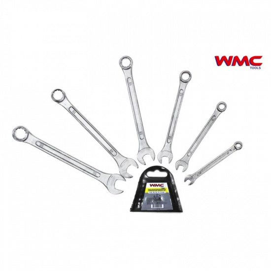 WMC TOOLS Набор ключей комбинированных 6пр. (6, 8, 10, 12, 13, 14мм).в пластиковом держателе WMC-5068 - 1