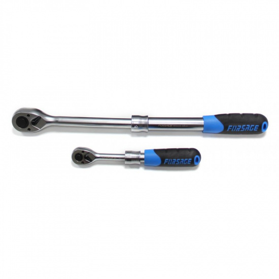 FORSAGE 1/4'',1/2'' Набор инструмента 108пр.(6гр.)(4-32мм) с телескопическими трещотками  F-41082-5L - 1