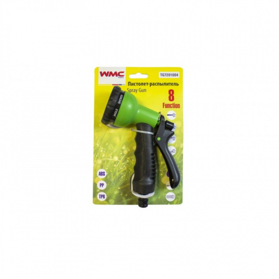 WMC TOOLS Пистолет-распылитель пластиковый (8 режимов распыления) TG7201004 - 1