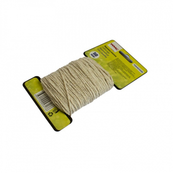 WMC TOOLS Веревка хлопковая 50м TG9403006 - 1