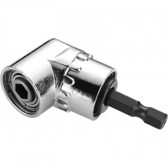 FORSAGE Адаптер-переходник угловой для шуруповерта 1/4"(F),в блистере F-04632 - 1