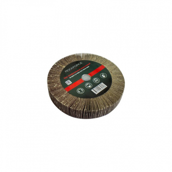 ROCK FORCE Круг лепестковый зачистной 125x25x16мм (Grit 240) RF-FD2240F - 1