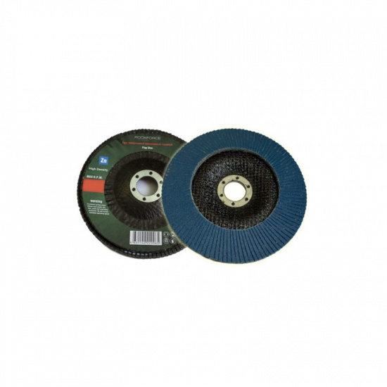 ROCK FORCE Круг лепестковый торцевой 150х22мм (P120,"мелкий шаг") RF-FD6120H - 1