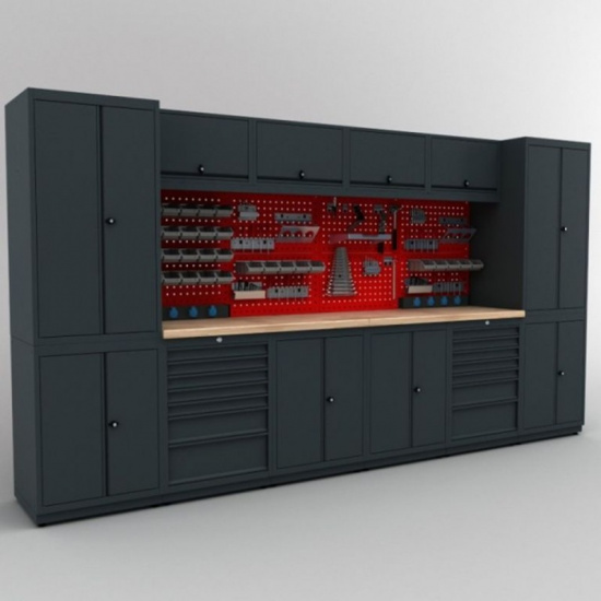 ROCK FORCE Верстак металический (H2020xW3720xD530 mm) RF-01Y0205 - 1