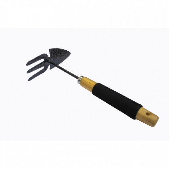 WMC TOOLS Тяпка-рыхлитель  с деревянной рукояткой (3-зуб.,L-300мм) TG2104020-G - 1