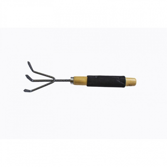 WMC TOOLS Рыхлитель для почвы  с деревянной рукояткой(3-зуб.,L-300мм) TG2104020-C - 1
