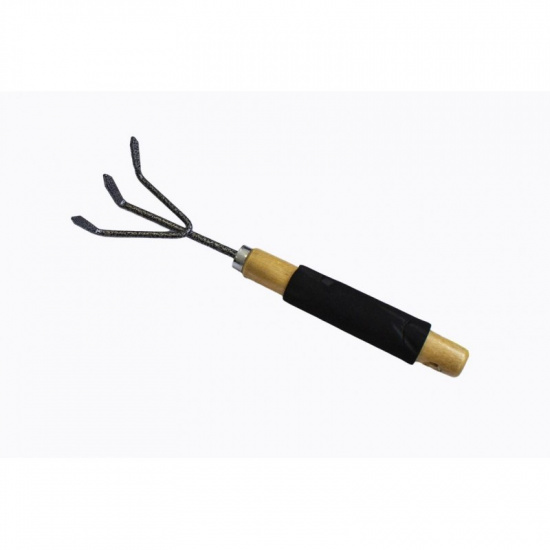 WMC TOOLS Рыхлитель для почвы  с деревянной рукояткой(3-зуб.,L-300мм) TG2104020-C - 1