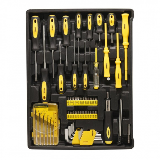 WMC TOOLS Набор инструментов 300пр  1/2'',1/4''(6гр.)(4-30мм,4 полки),"дорожный кейс" 40300 - 1