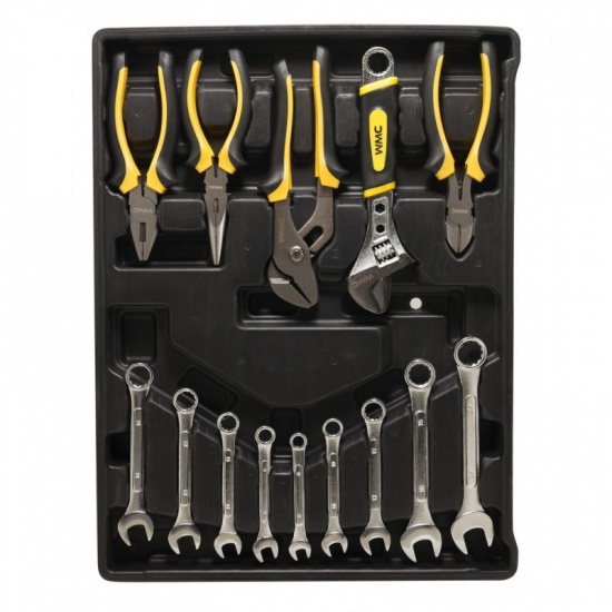 WMC TOOLS Набор инструментов 300пр  1/2'',1/4''(6гр.)(4-30мм,4 полки),"дорожный кейс" 40300 - 1