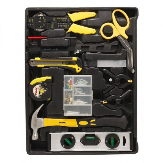 WMC TOOLS Набор инструментов 300пр  1/2'',1/4''(6гр.)(4-30мм,4 полки),"дорожный кейс" 40300 - 1