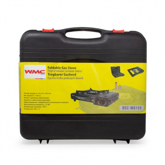 WMC TOOLS Портативная газовая плита WMC-BDZ-MS155 - 1