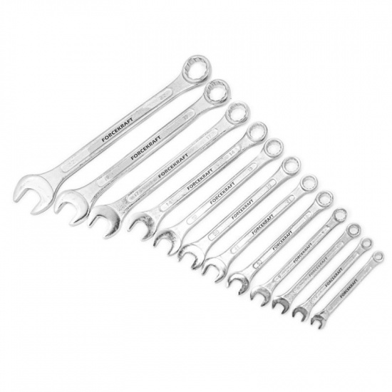 FORCEKRAFT Ключи комбинированные, набор 12пр. (6-14, 17, 19, 22мм) FK-5123MP - 1