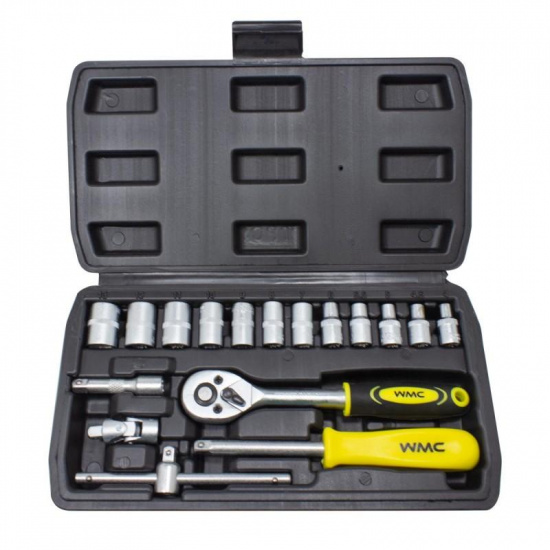 WMC TOOLS Набор инструментов 17пр. 1/4''(6гр.) (4-13мм) WMC-2017 - 1
