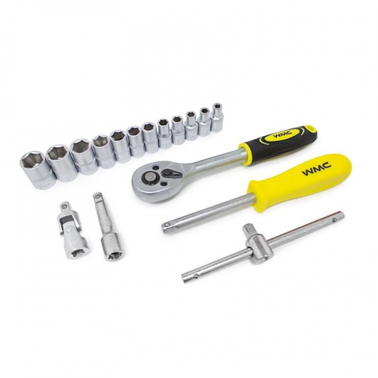 WMC TOOLS Набор инструментов 17пр. 1/4''(6гр.) (4-13мм) WMC-2017 - 1