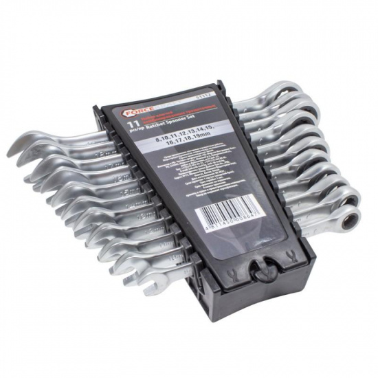 FORCEKRAFT Ключи комбинированные трещоточные, набор 11пр. FK-51112 - 1