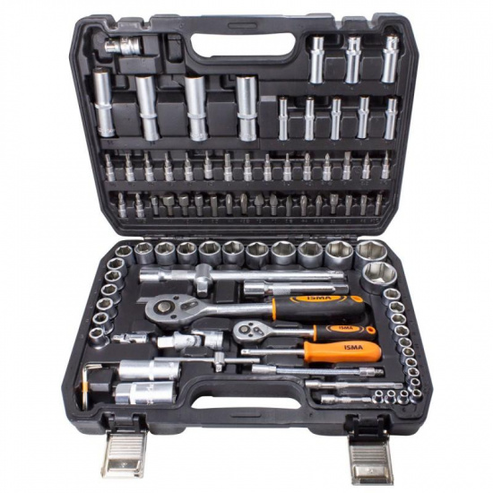ISMA Набор инструментов 94пр. 1/4", 1/2" (6гр.) 4941-5 - 1