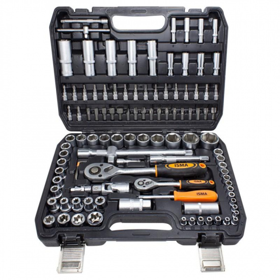 ISMA Набор инструментов 108пр. 1/4", 1/2" (6гр.) 41082-5 - 1