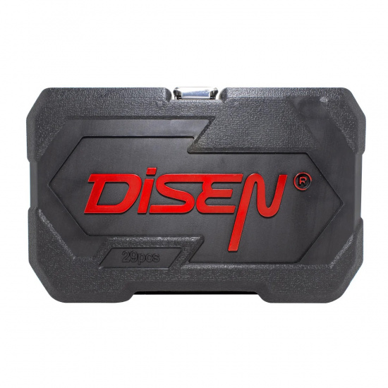 DISEN Набор инструментов 29пр 1/4''(6гр) (4-13мм) DISEN-1029 - 1