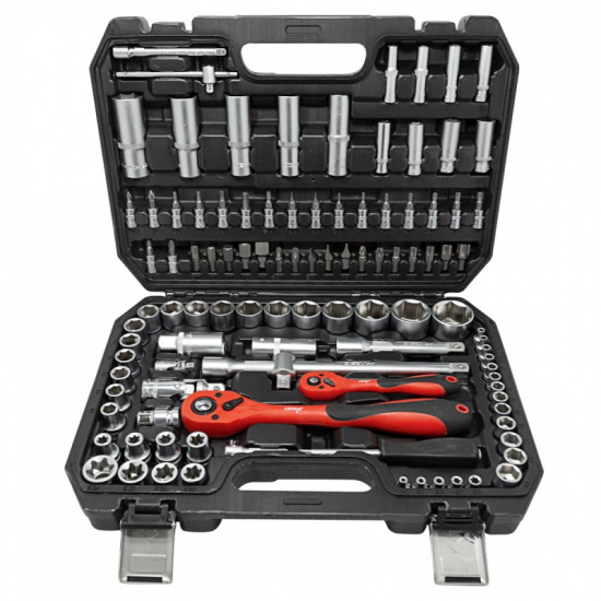 DISEN Набор инструментов 108пр.1/4"1/2" (6гр.)(4-32мм) DISEN-10108 - 1
