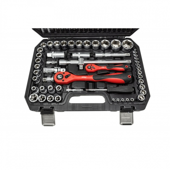 DISEN Набор инструментов 108пр.1/4"1/2" (6гр.)(4-32мм) DISEN-10108 - 1