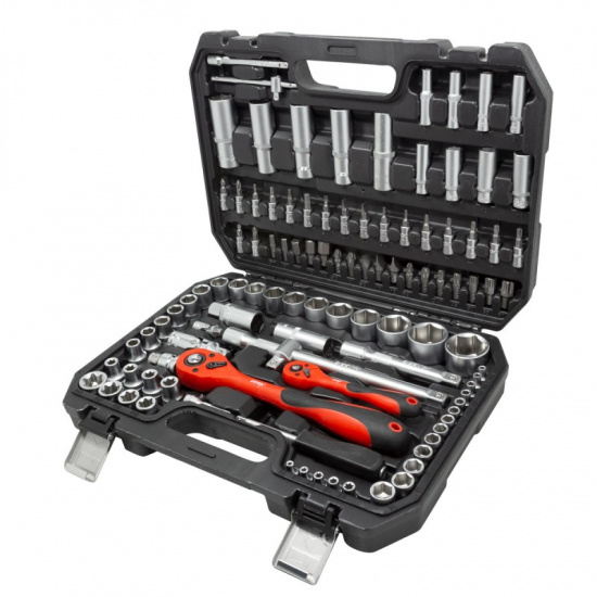 DISEN Набор инструментов 108пр.1/4"1/2" (6гр.)(4-32мм) DISEN-10108 - 1