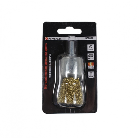 FORSAGE Кордщетка с хвостовиком для дрели 25мм F-BCQ001 - 1