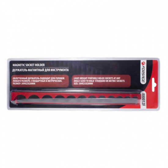 FORSAGE Держатель магнитный для 12 головок 3/8"(309х25мм),в блистере F-880012F - 1