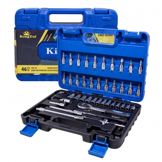 KINGTUL Набор инструментов 46пр KT-2462-5 EURO - 1